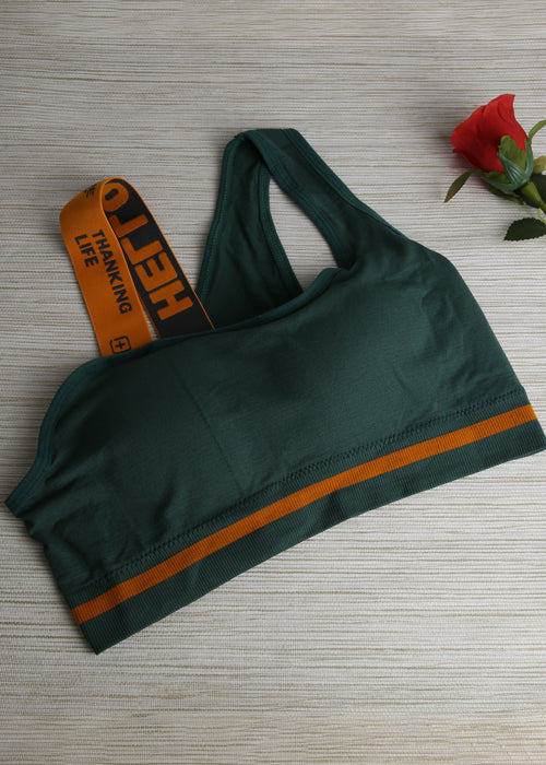 BelleNisa Hello Sports Bra – Comfortable Wireless Activewear